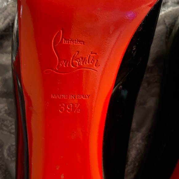 Christian Louboutin Bianca platform pumps Sz 39.5 - Picture 3 of 3